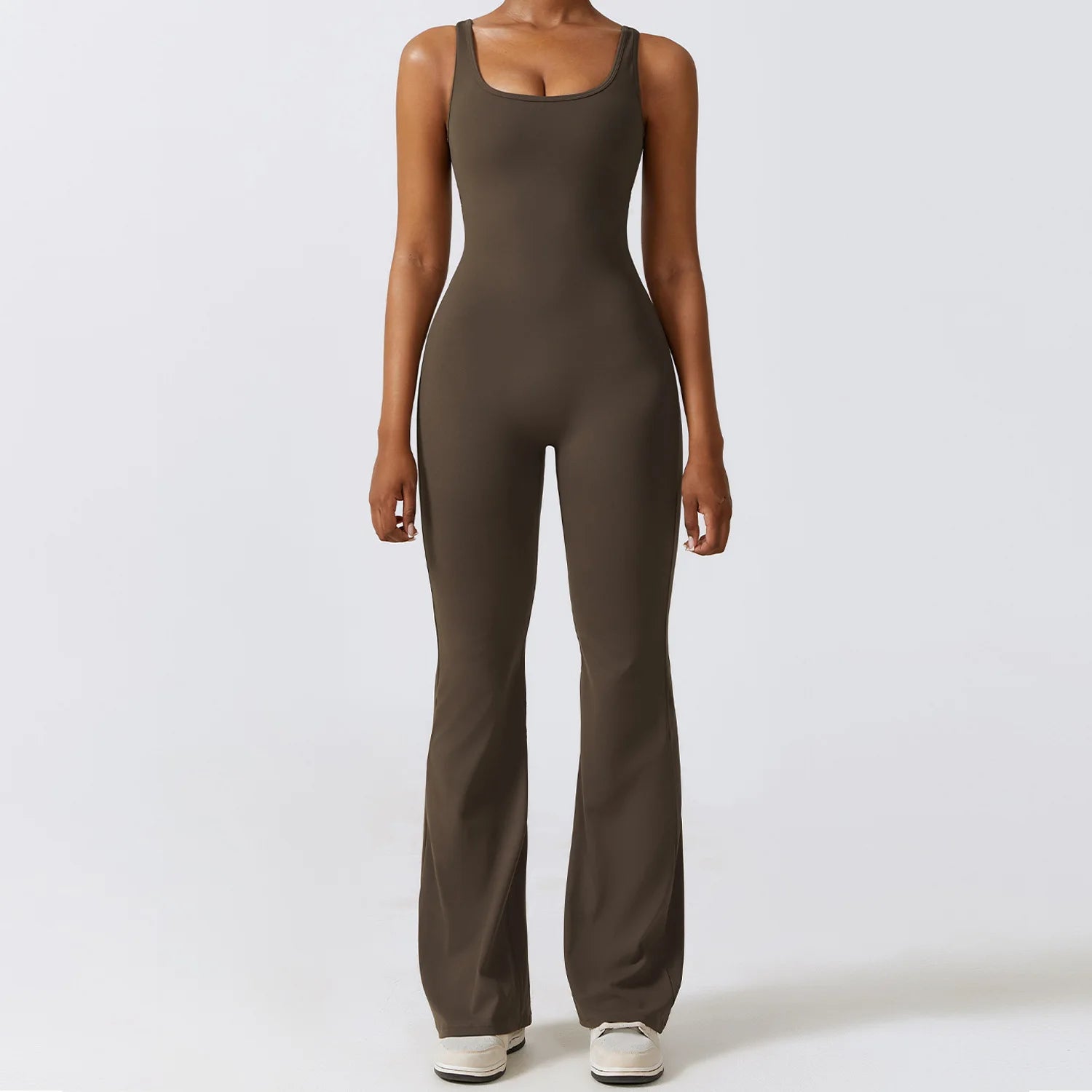 Veyra Active™ Sculpt One-Piece Workout Jumpsuit | Seamless Push-Up Yoga Bodysuit & Romper