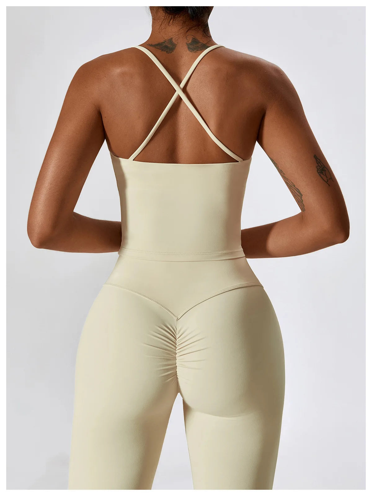 Veyra Active™ SculptFlex 2-Piece Yoga Set | Long Sleeve Crop Top & High-Waist Seamless Leggings