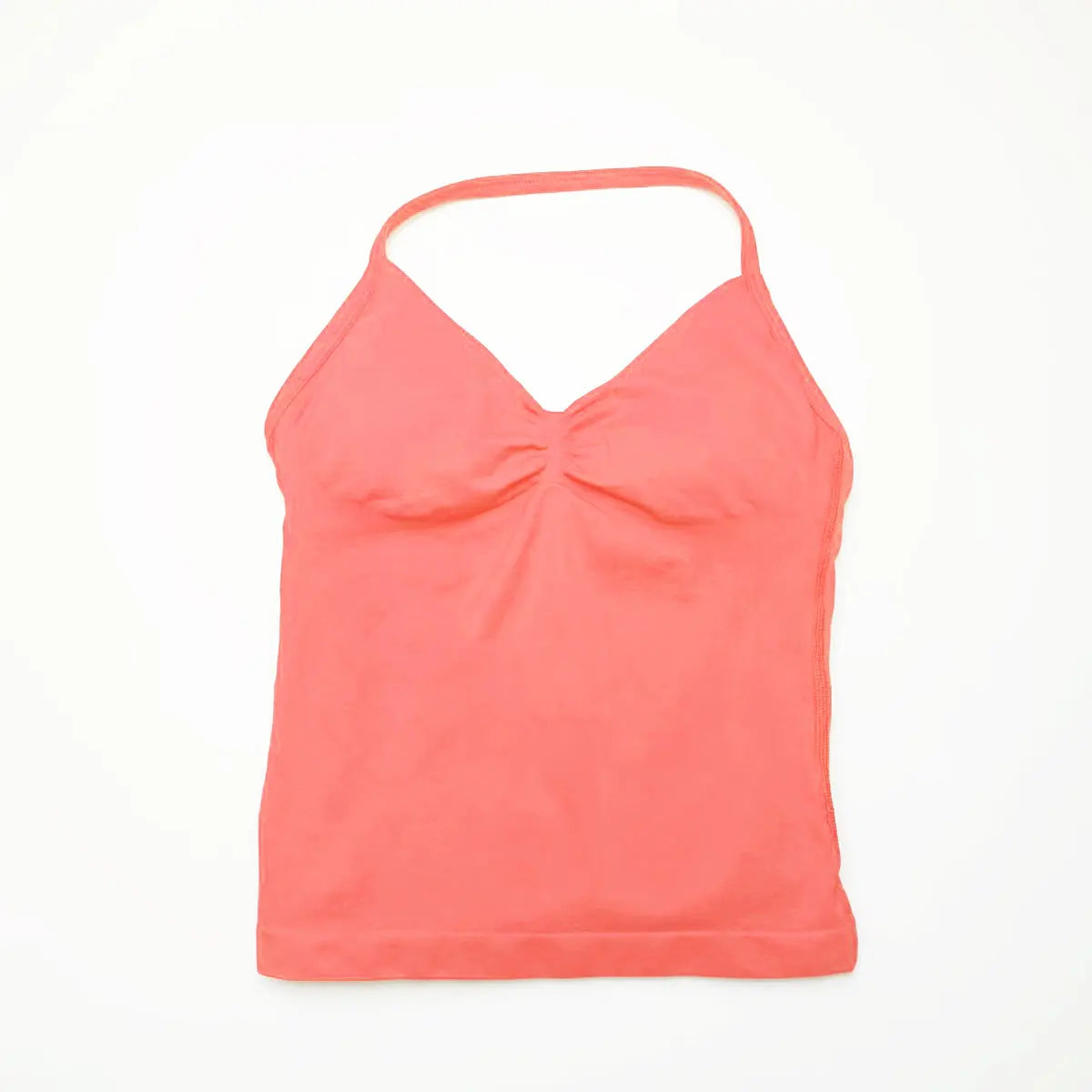 Veyra Active™ Impact Longline Halter Sports Bra | Anti-Chafe Open Back Yoga Crop Top