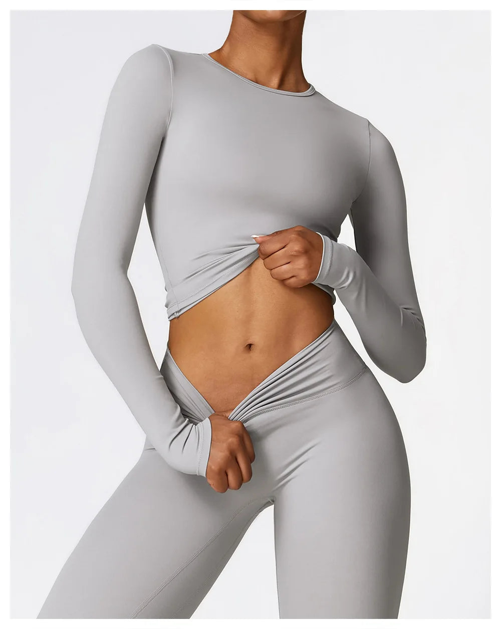 Veyra Active™ Women's Thermomotion Long-Sleeve Yoga Shirt | Winter Quick-Dry Slim-Fit Gym Top
