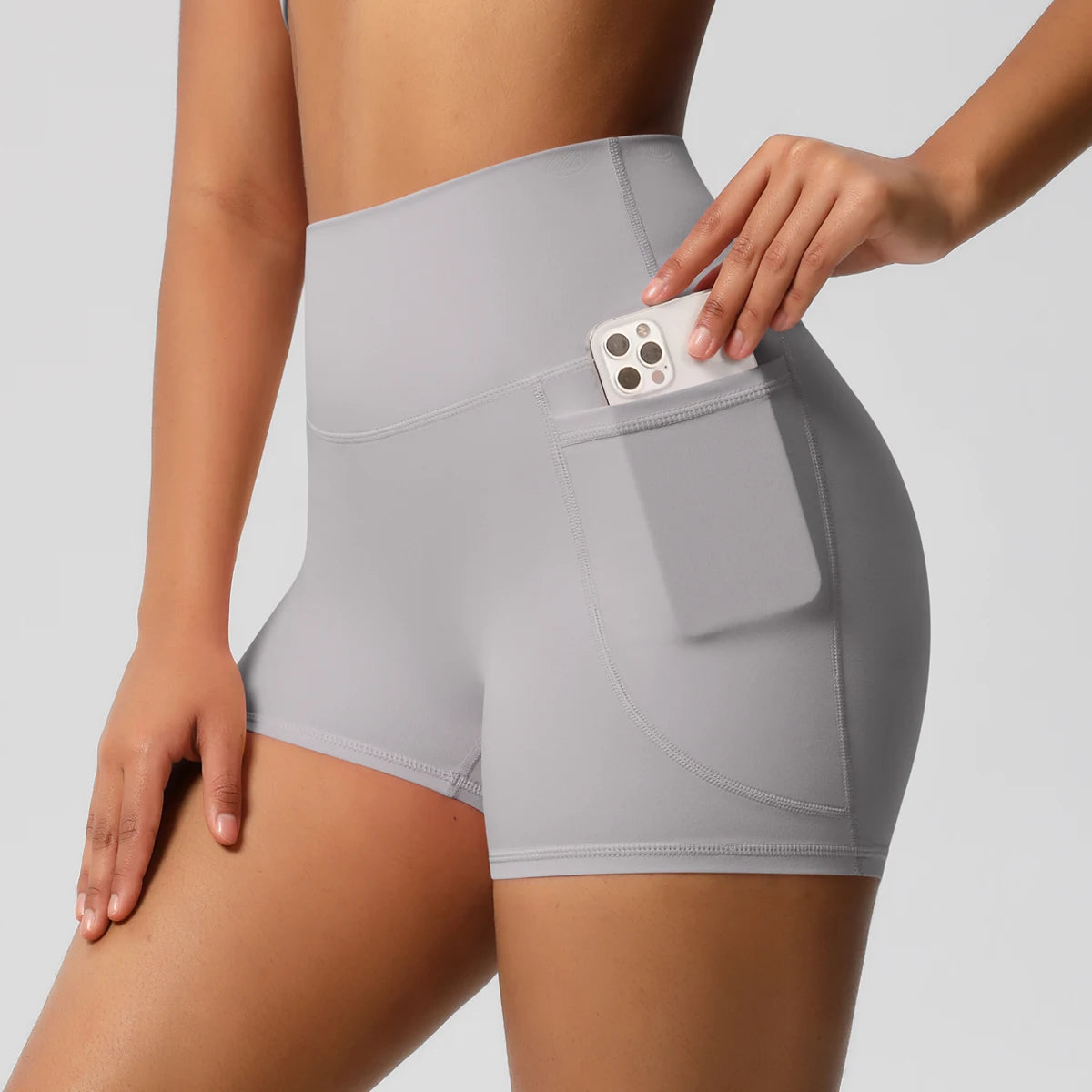 Veyra Active™ Pocketed High-Waisted Yoga Shorts | 100% Squat-Proof Anti-Chafe Biker Shorts