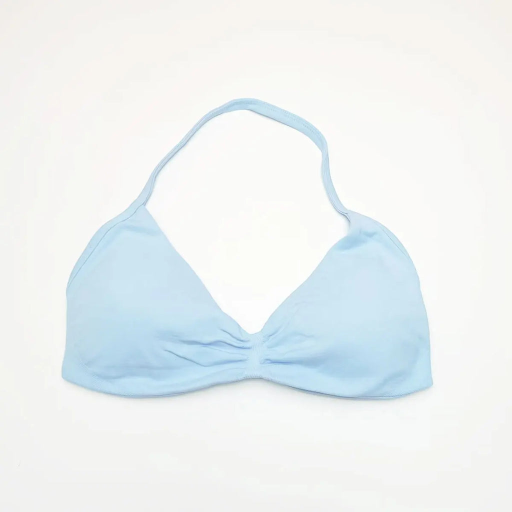 Veyra Active™ Impact Strappy Halter Sports Bra | High-Support Seamless Yoga Crop Top