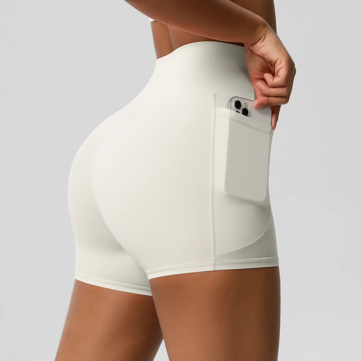 Veyra Active™ Pocketed High-Waisted Yoga Shorts | 100% Squat-Proof Anti-Chafe Biker Shorts