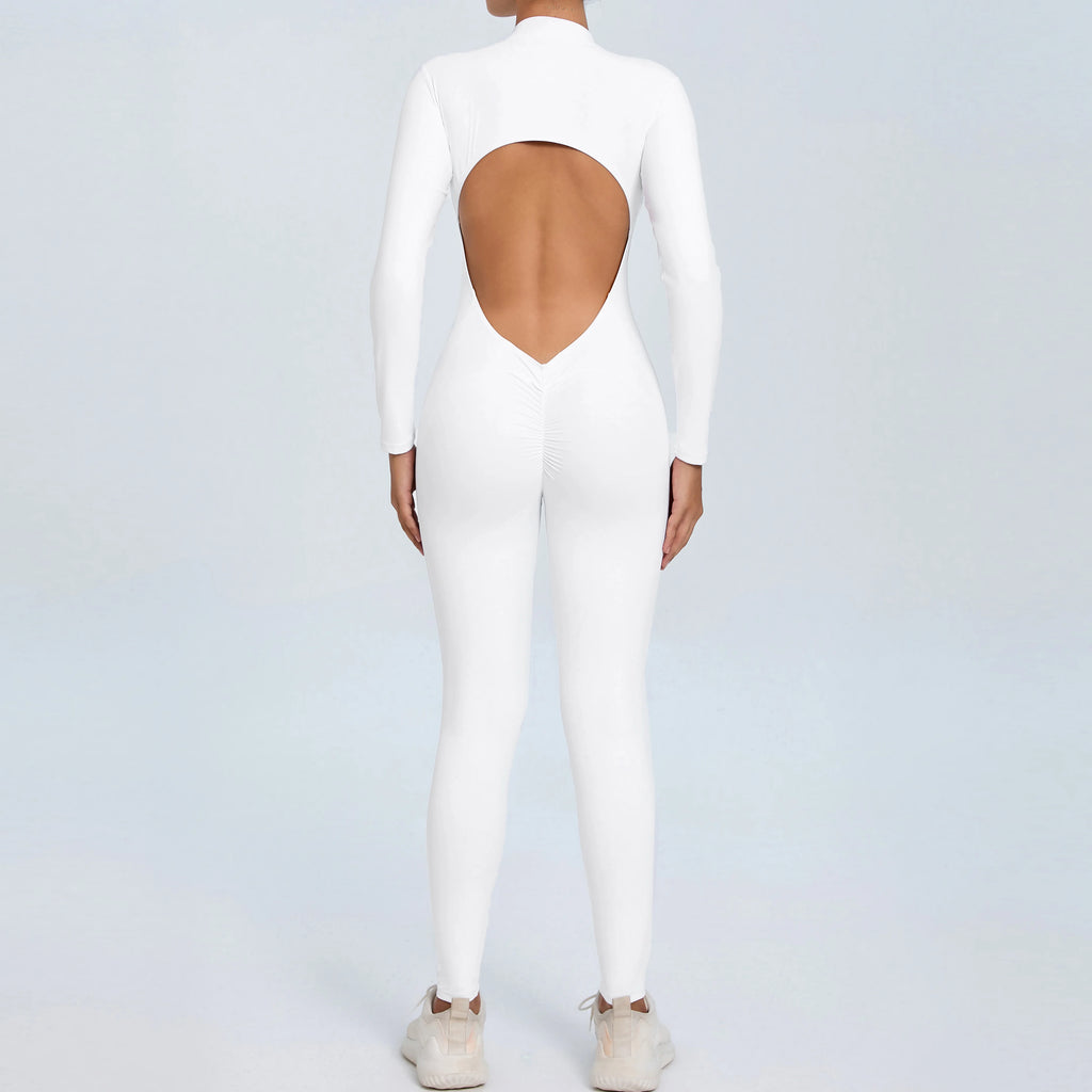 Veyra Luxe™ Zip Sculpt Jumpsuit