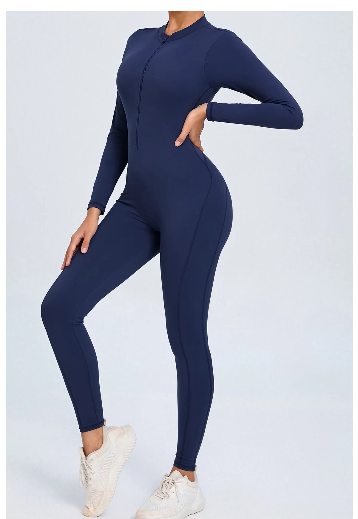 Veyra Luxe™ Zip Sculpt Jumpsuit