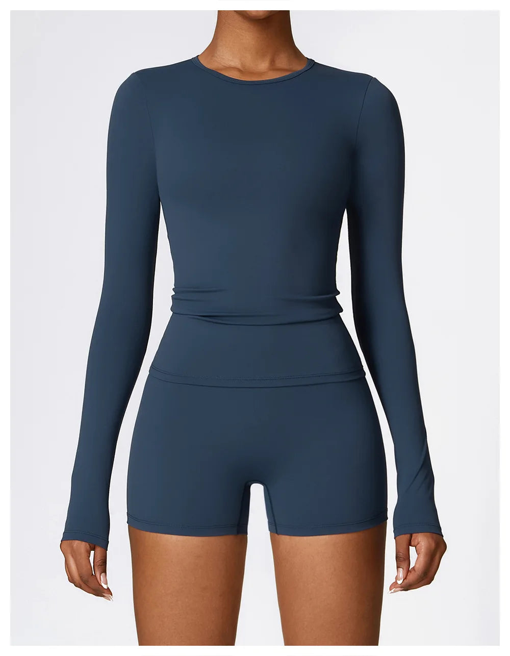 Veyra Active™ Women's Thermomotion Long-Sleeve Yoga Shirt | Winter Quick-Dry Slim-Fit Gym Top