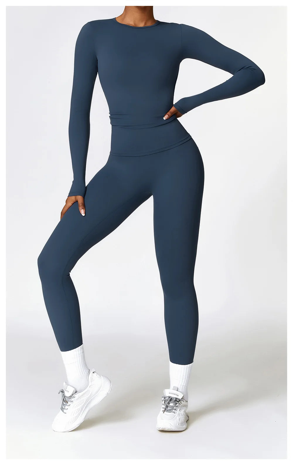 Veyra Active™ Women's Thermomotion Long-Sleeve Yoga Shirt | Winter Quick-Dry Slim-Fit Gym Top