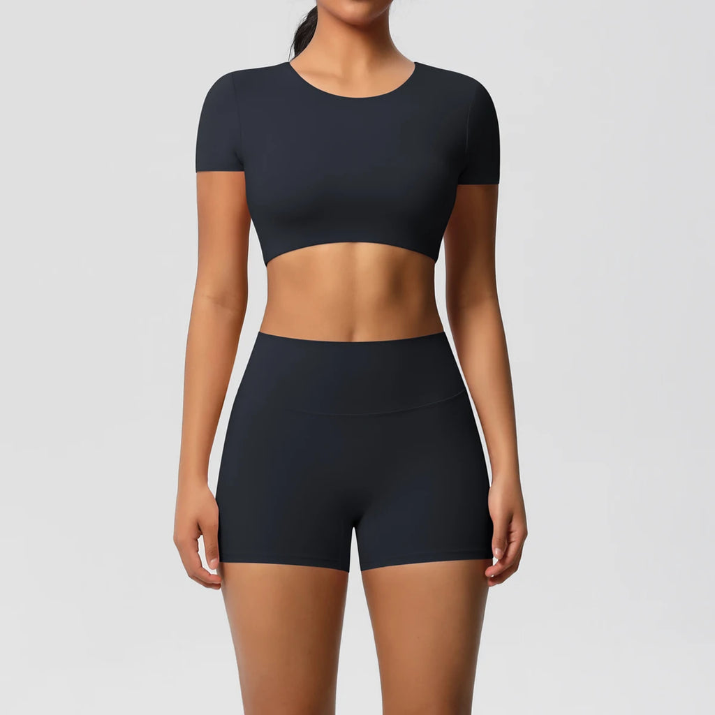 Veyra Active™ Women's SculptFlex 2-Piece Yoga Set | Booty-Shaping Leggings & Sports Tank Top