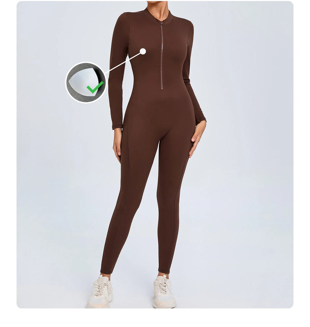 Veyra Luxe™ Zip Sculpt Jumpsuit