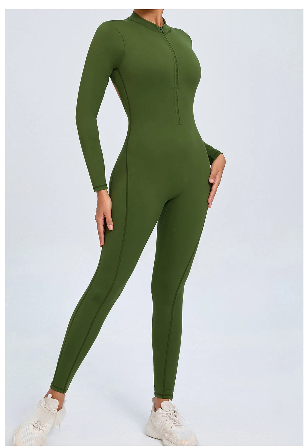 Veyra Luxe™ Zip Sculpt Jumpsuit
