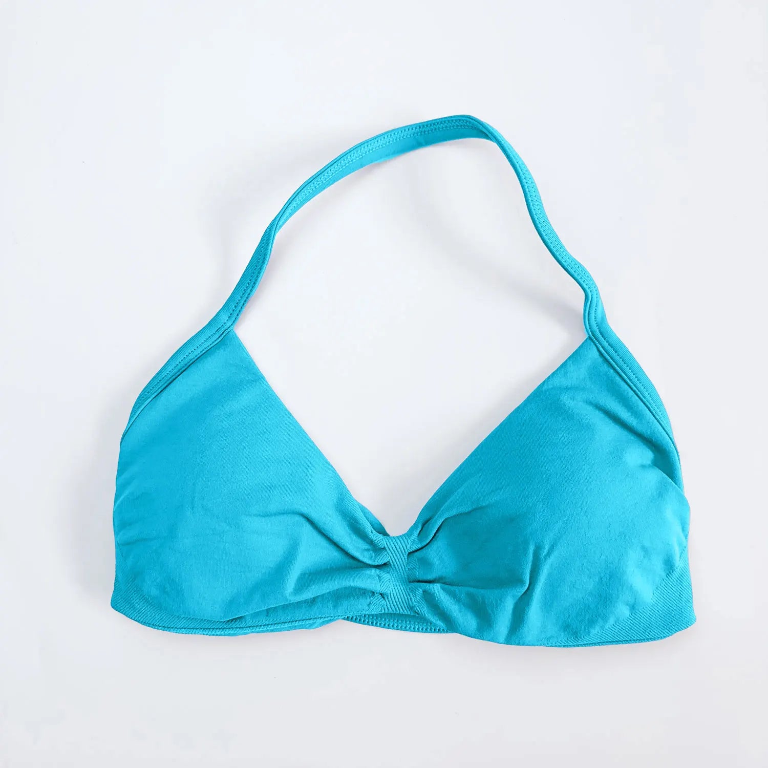 Veyra Active™ Impact Strappy Halter Sports Bra | High-Support Seamless Yoga Crop Top