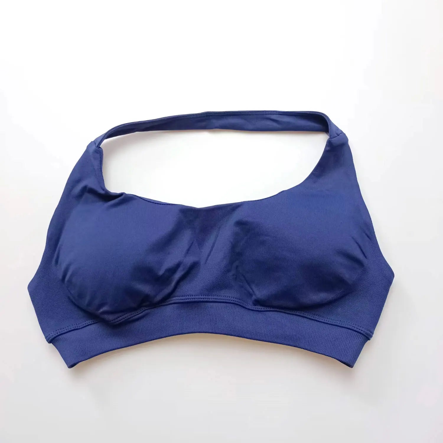 Veyra Active™ Impact Seamless Halter Sports Bra | High-Support Push-Up Gym & Yoga Crop Top
