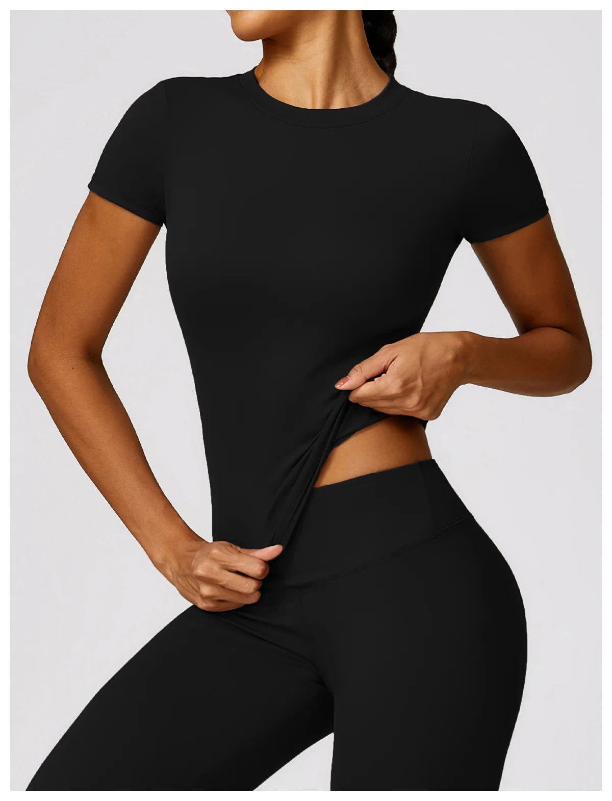 Veyra Active™ Breeze Slim-Fit Running T-Shirt | Breathable Short-Sleeve Yoga & Gym Tee