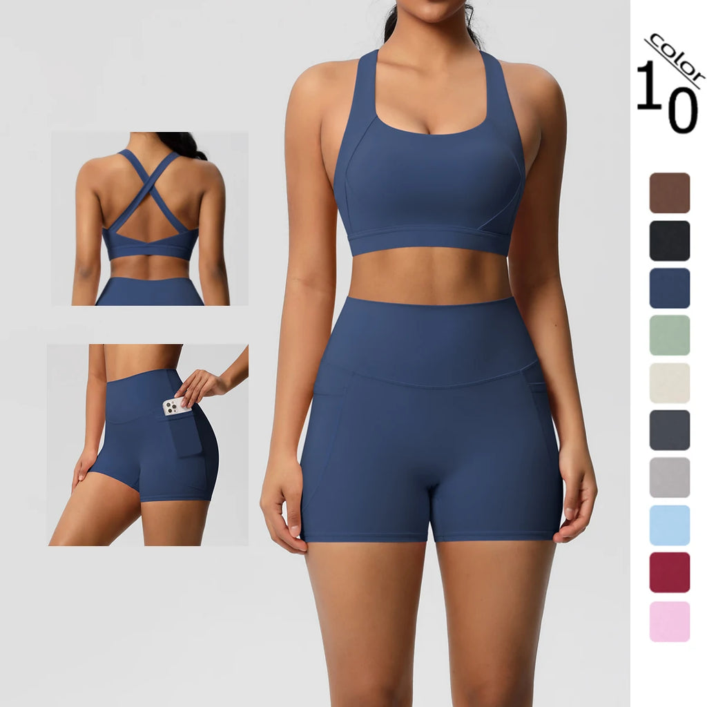 Veyra Active™ 2PCS Pocket Sculpt Shorts 2PCS