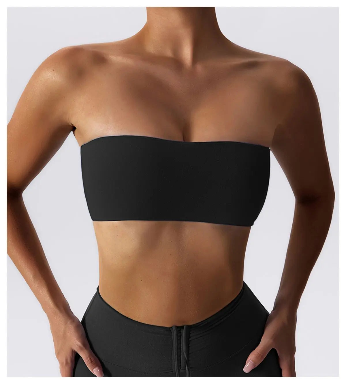 Veyra Active™ Summer Strapless Sports Bra | Anti-Slip Seamless Tube Top & Workout Bra