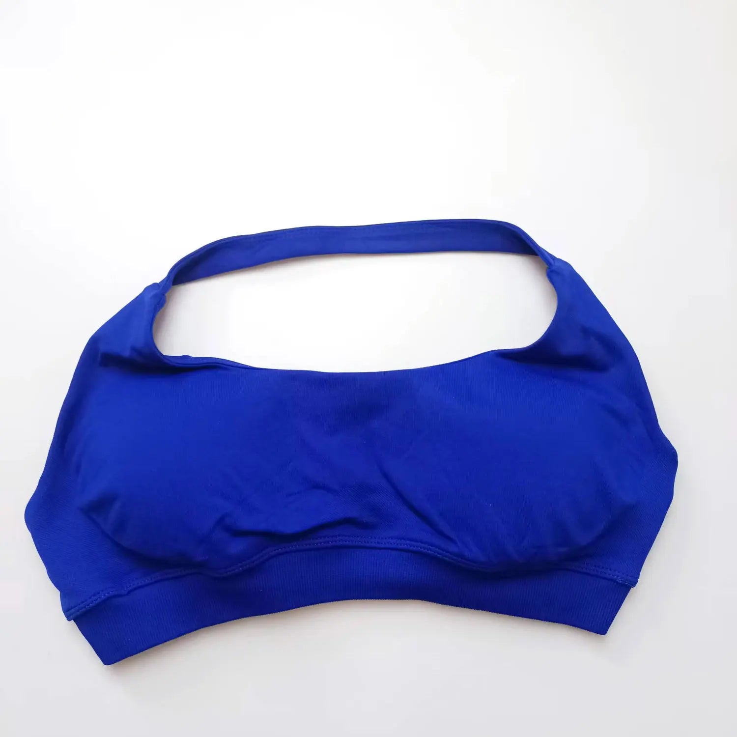 Veyra Active™ Impact Seamless Halter Sports Bra | High-Support Push-Up Gym & Yoga Crop Top