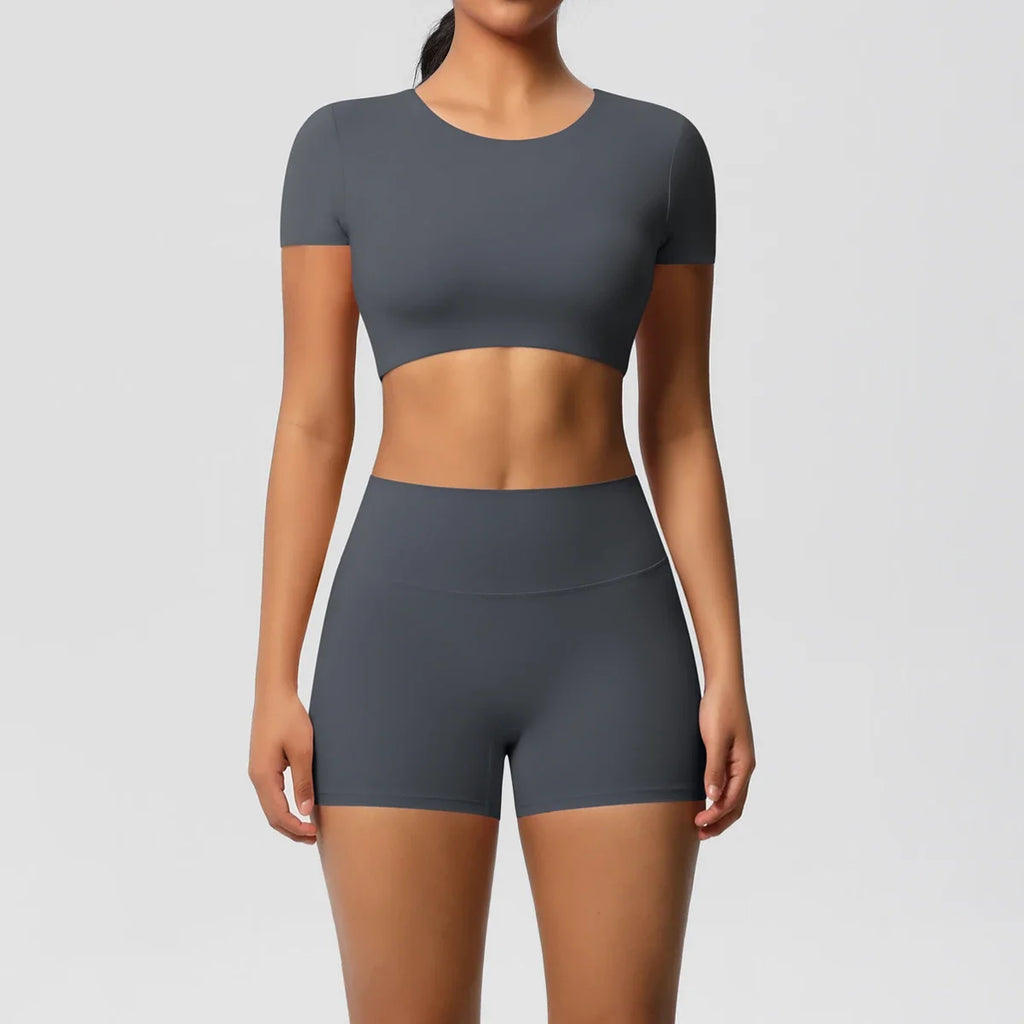 Veyra Active™ Women's SculptFlex 2-Piece Yoga Set | Booty-Shaping Leggings & Sports Tank Top