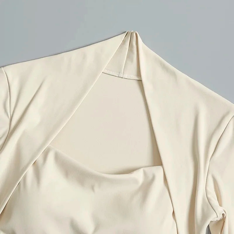 Veyra Active™ Elegant Long-Sleeve Yoga Shirt | Built-In Bra Small Waistband Gym Top