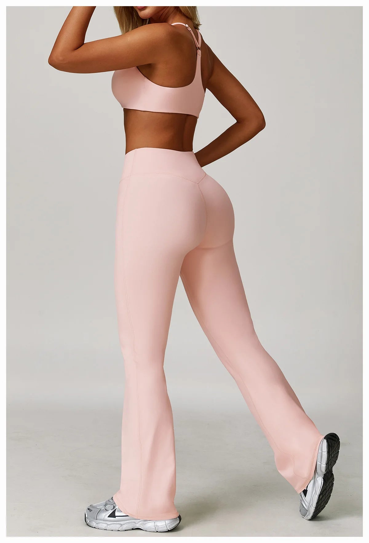 Veyra Active™ Infinite 3-Piece Yoga Set | Long Sleeve Top, Sports Bra & High-Waisted Leggings