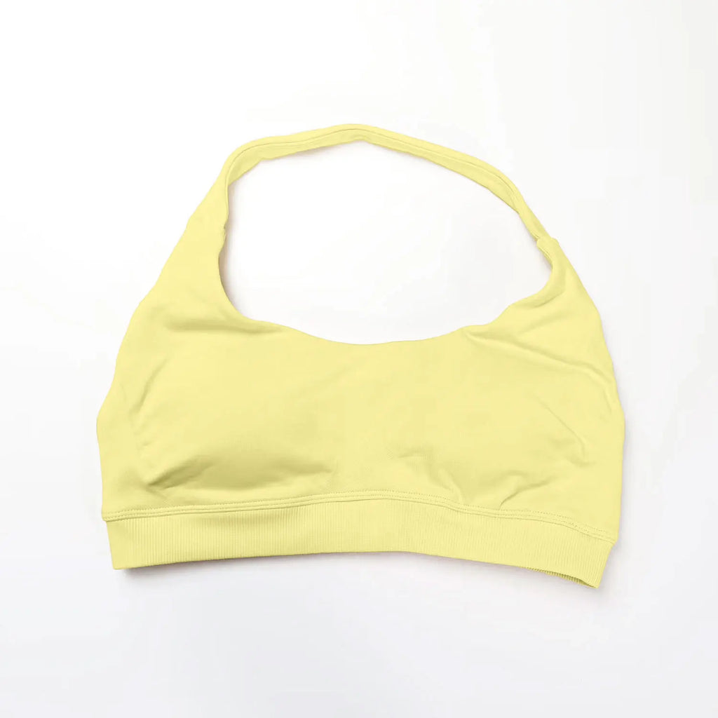 Veyra Active™ Impact Seamless Halter Sports Bra | High-Support Push-Up Gym & Yoga Crop Top