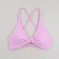 Veyra Active™ Impact Slim-Strap Sports Bra | Seamless High-Stretch Yoga Crop Top