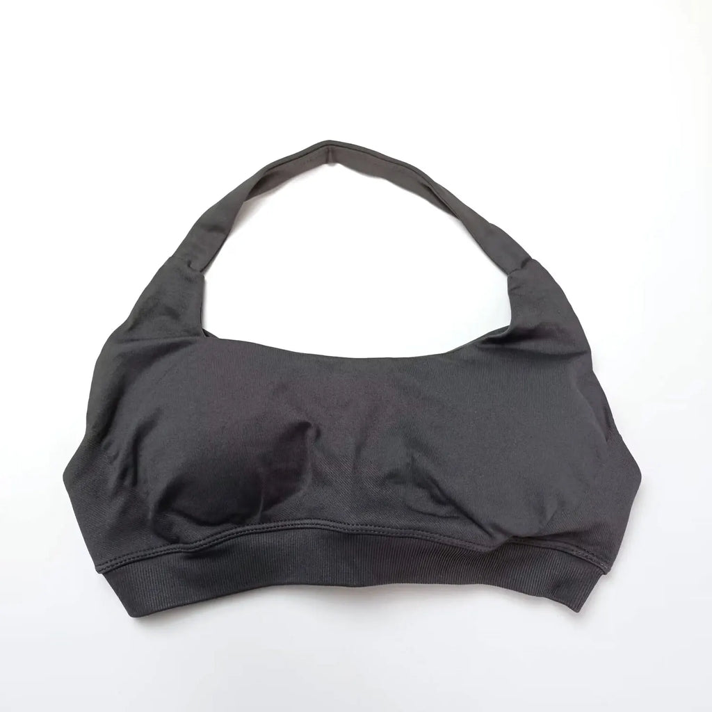Veyra Active™ Impact Seamless Halter Sports Bra | High-Support Push-Up Gym & Yoga Crop Top