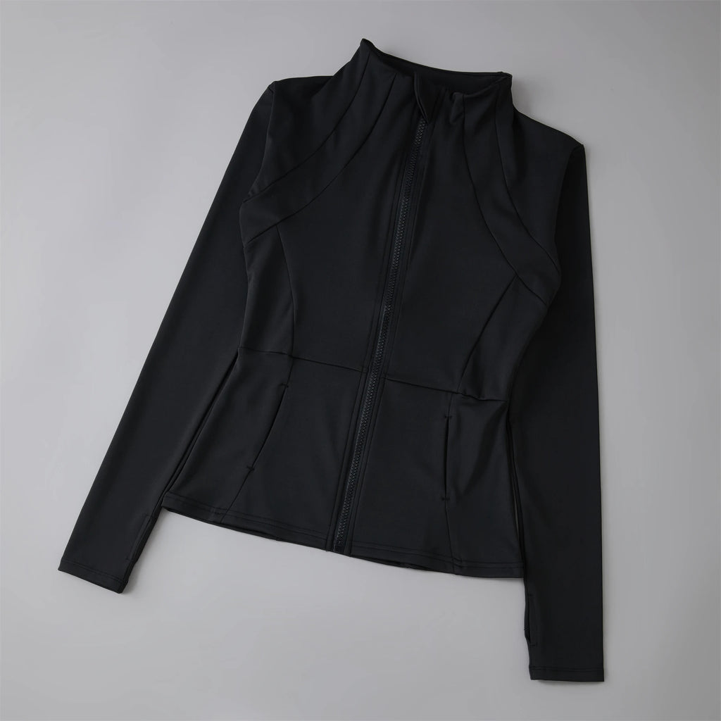Veyra Active™ Breeze Lightweight Running Jacket | Wind-Resistant Long-Sleeve Workout Top