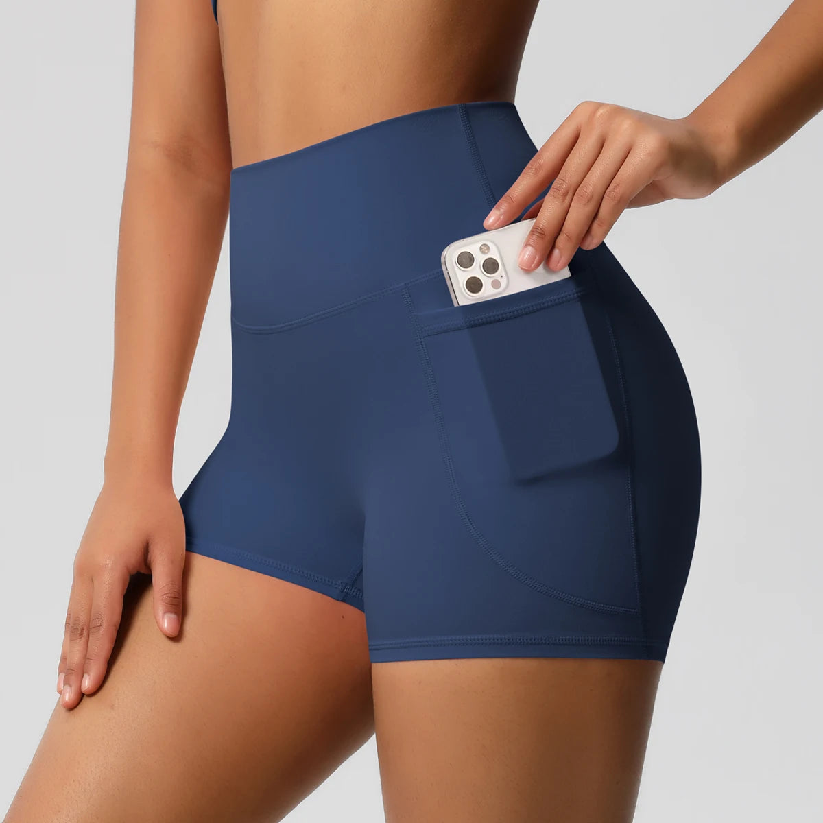 Veyra Active™ Pocketed High-Waisted Yoga Shorts | 100% Squat-Proof Anti-Chafe Biker Shorts