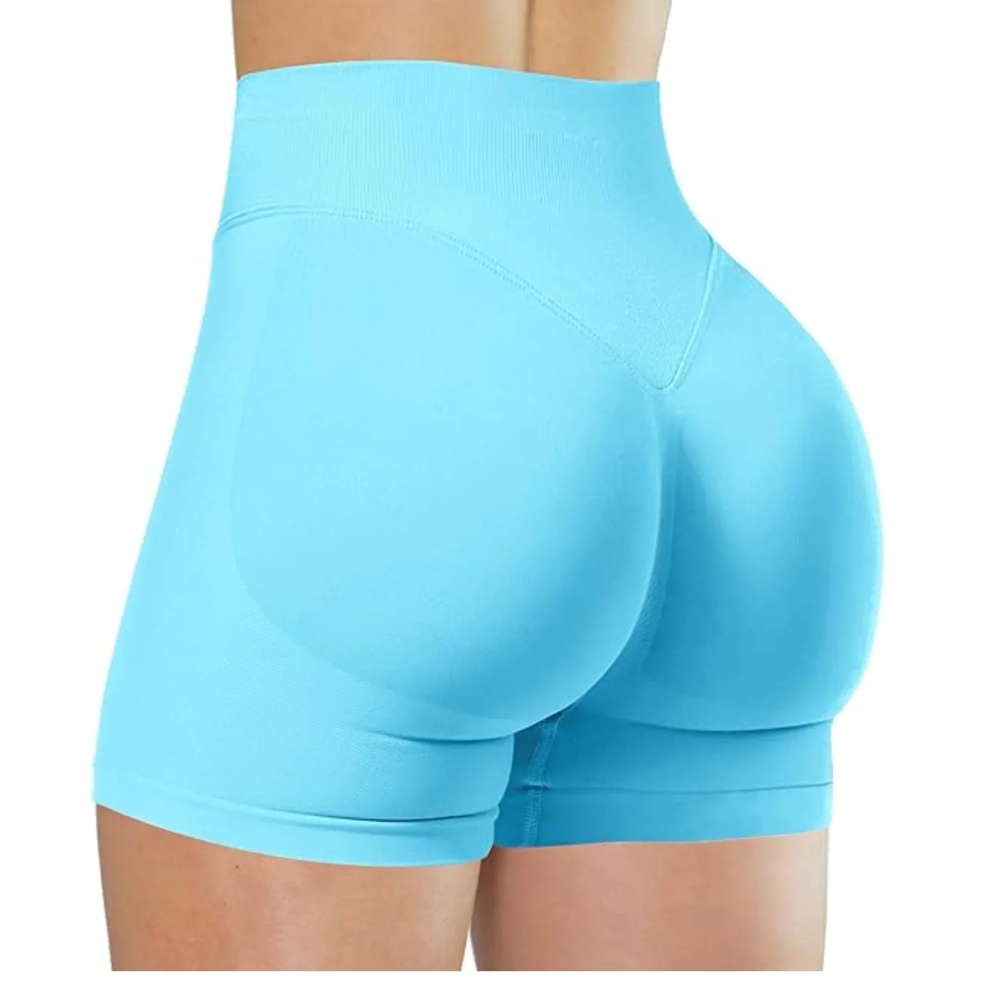 Veyra Active™ Summer High-Waisted Biker Shorts | Anti-Chafe Seamless Yoga & Running Shorts