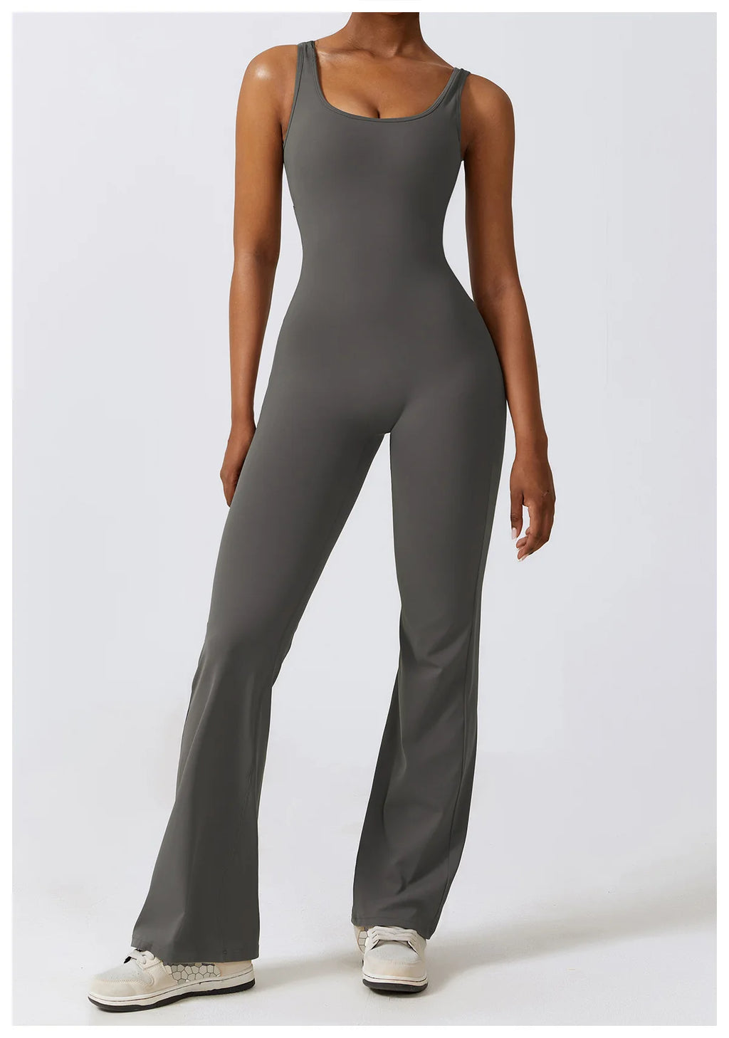 Veyra Active™ Sculpt One-Piece Workout Jumpsuit | Seamless Push-Up Yoga Bodysuit & Romper