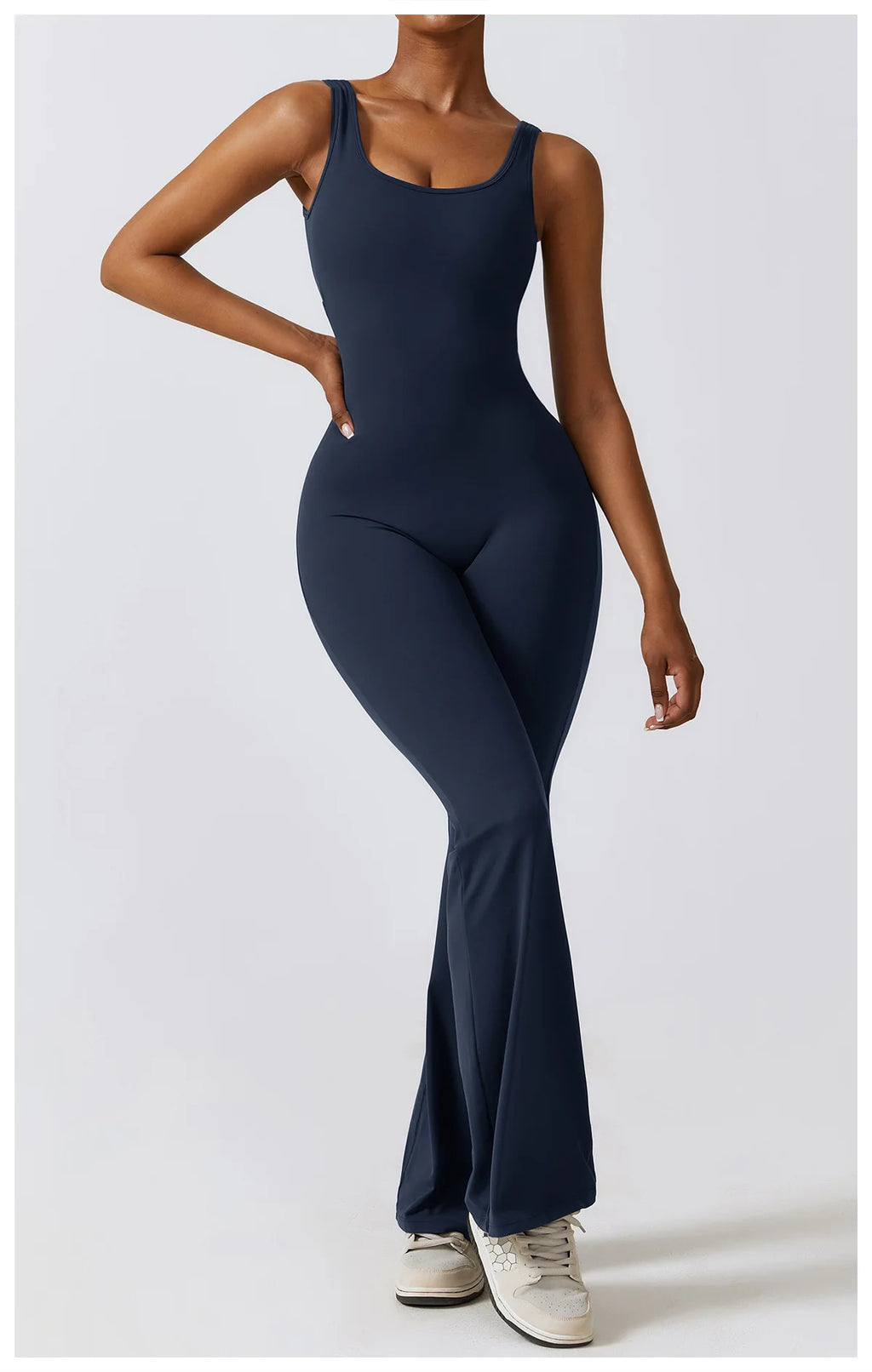 Veyra Active™ Sculpt One-Piece Workout Jumpsuit | Seamless Push-Up Yoga Bodysuit & Romper
