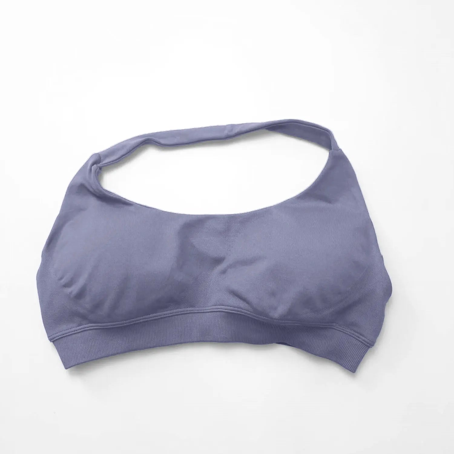 Veyra Active™ Impact Seamless Halter Sports Bra | High-Support Push-Up Gym & Yoga Crop Top
