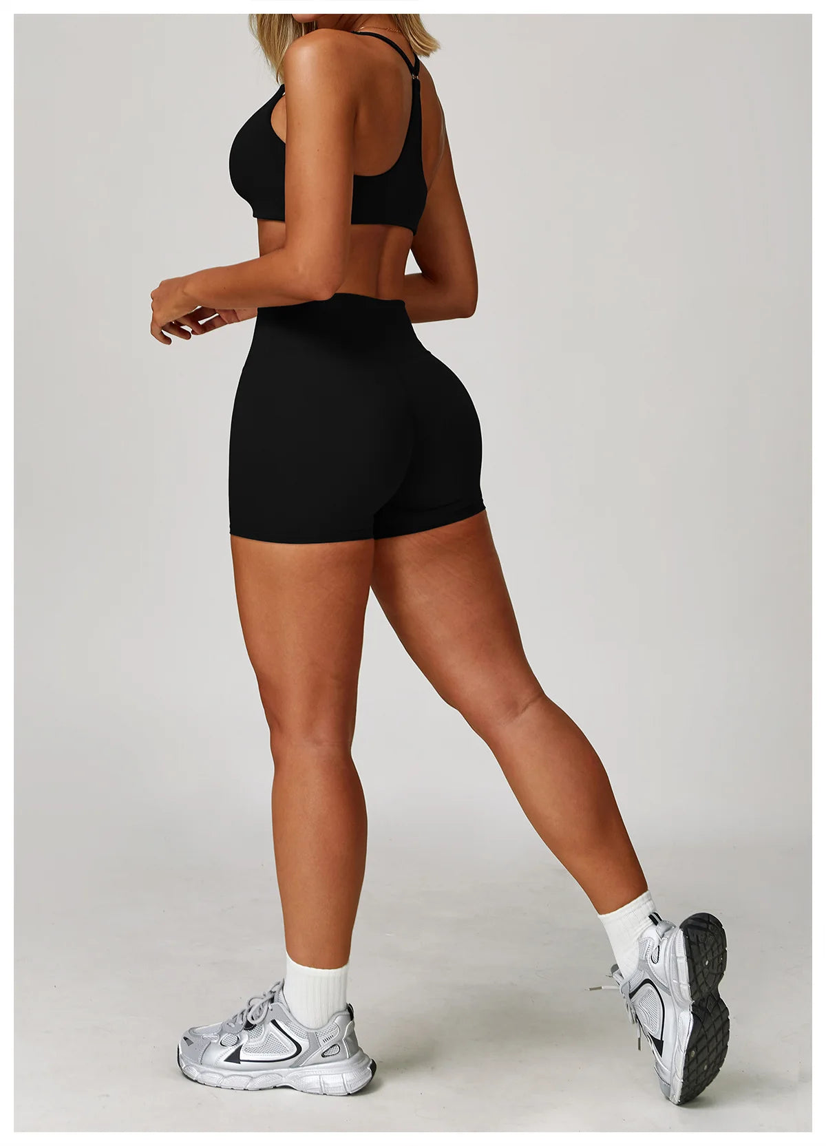 Veyra Active™ Infinite 3-Piece Yoga Set | Long Sleeve Top, Sports Bra & High-Waisted Leggings