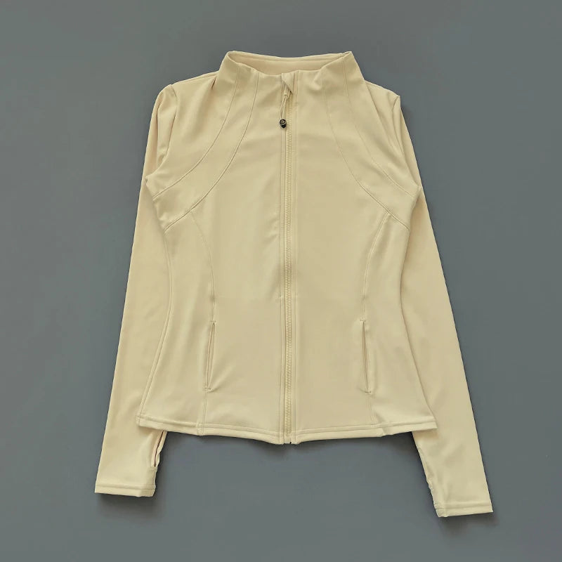 Veyra Active™ Breeze Lightweight Running Jacket | Wind-Resistant Long-Sleeve Workout Top