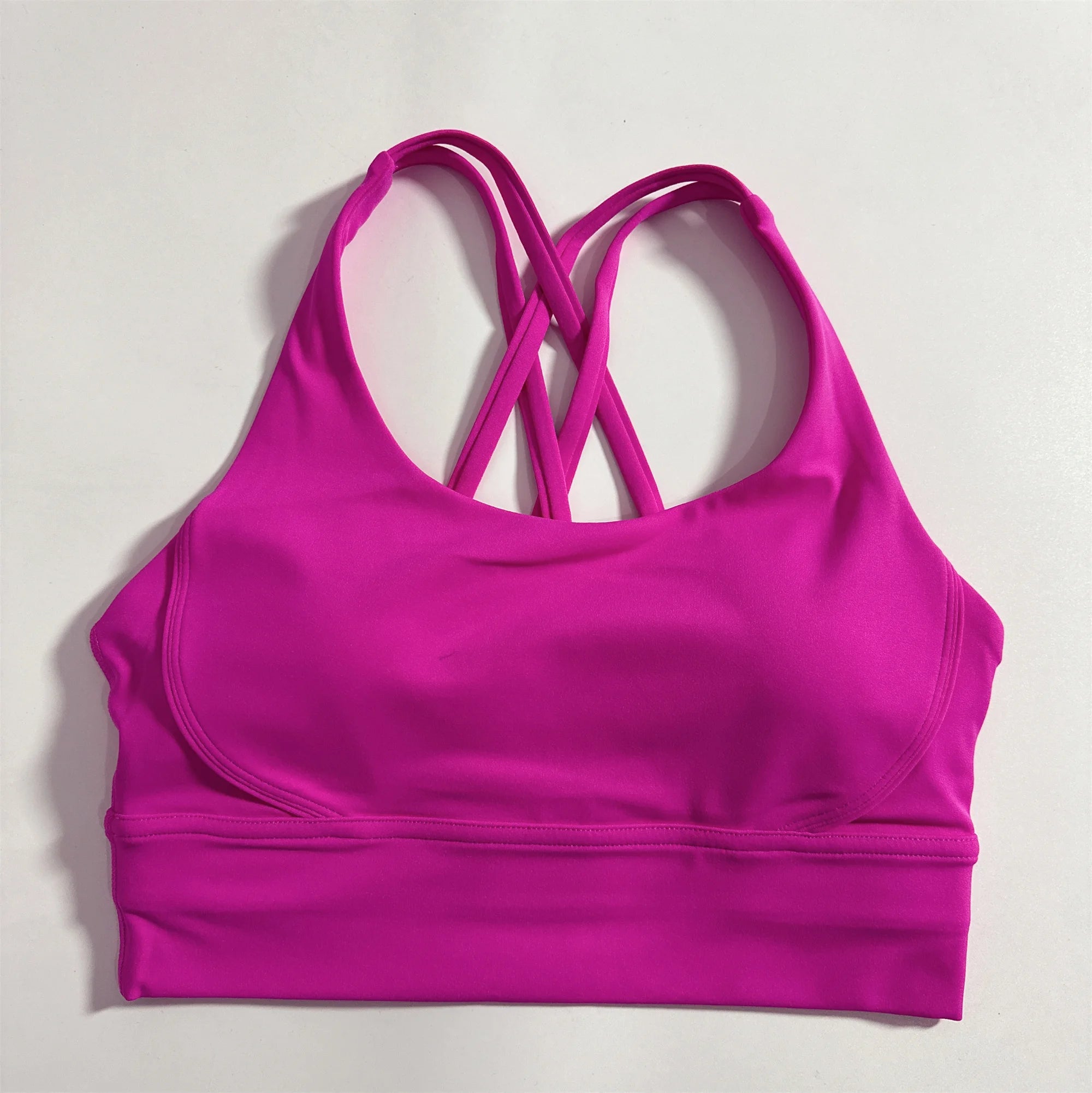 Kova by Veyra™ Women's Cross-Back Shockproof Sports Bra | High-Strength Push-Up Yoga Tank Top