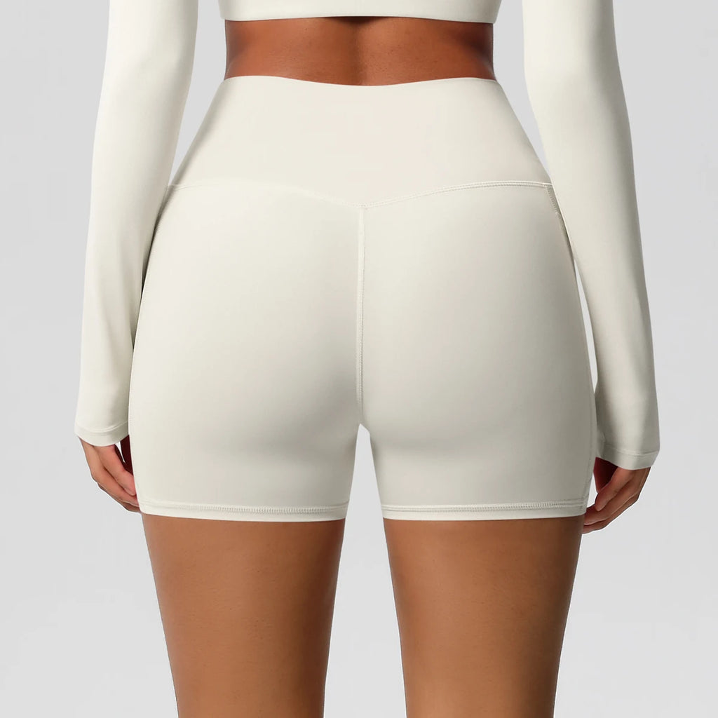 Veyra Active™ Pocketed High-Waisted Yoga Shorts | 100% Squat-Proof Anti-Chafe Biker Shorts