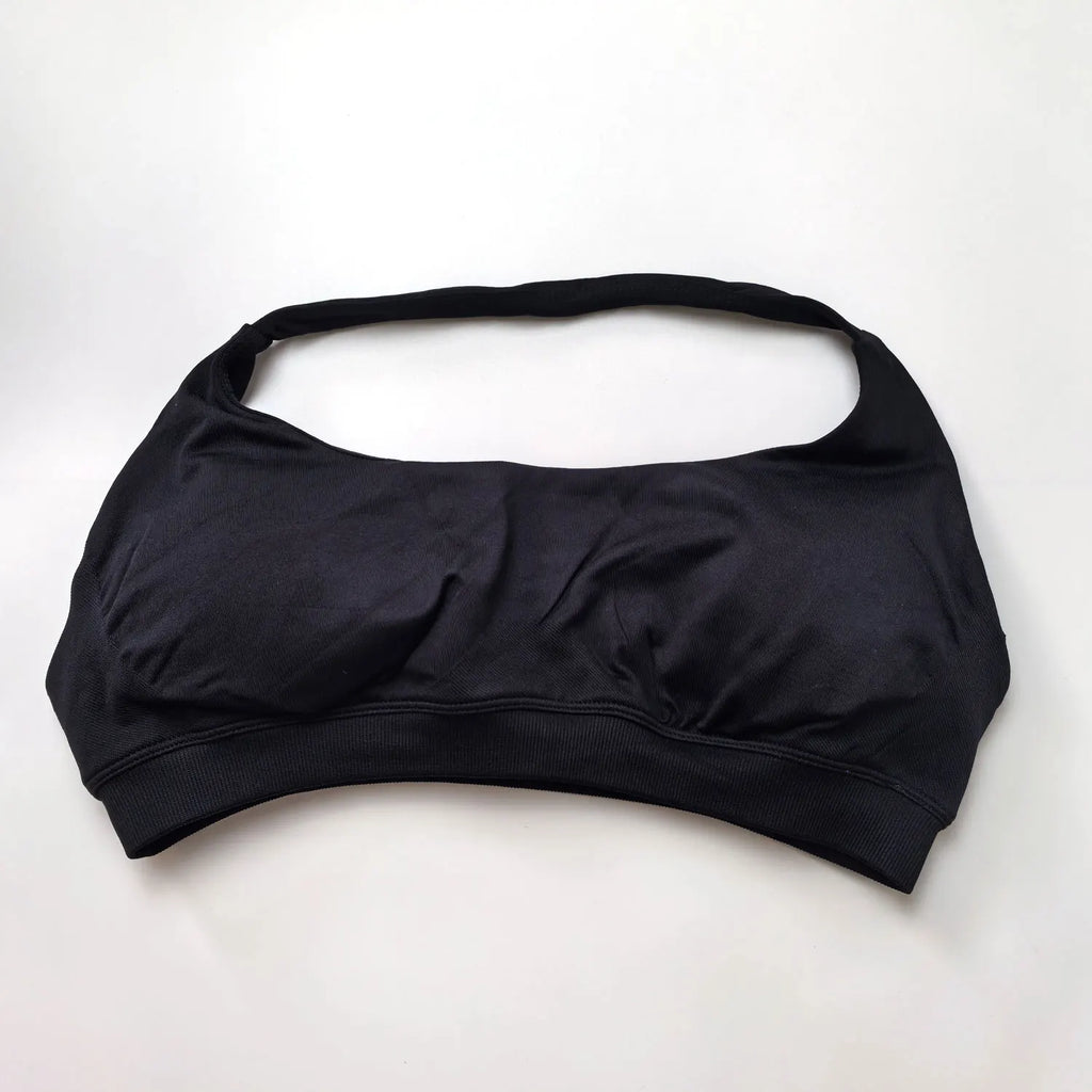 Veyra Active™ Impact Seamless Halter Sports Bra | High-Support Push-Up Gym & Yoga Crop Top
