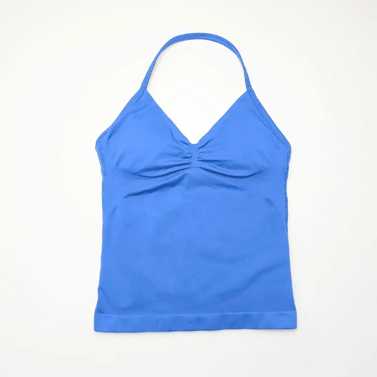 Veyra Active™ Impact Longline Halter Sports Bra | Anti-Chafe Open Back Yoga Crop Top