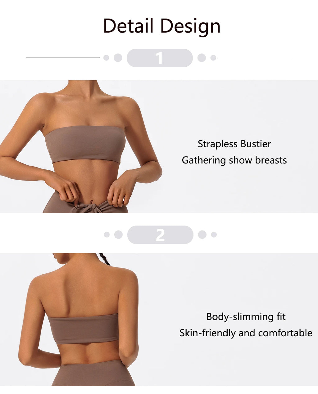 Veyra Active™ Summer Strapless Sports Bra | Anti-Slip Seamless Tube Top & Workout Bra