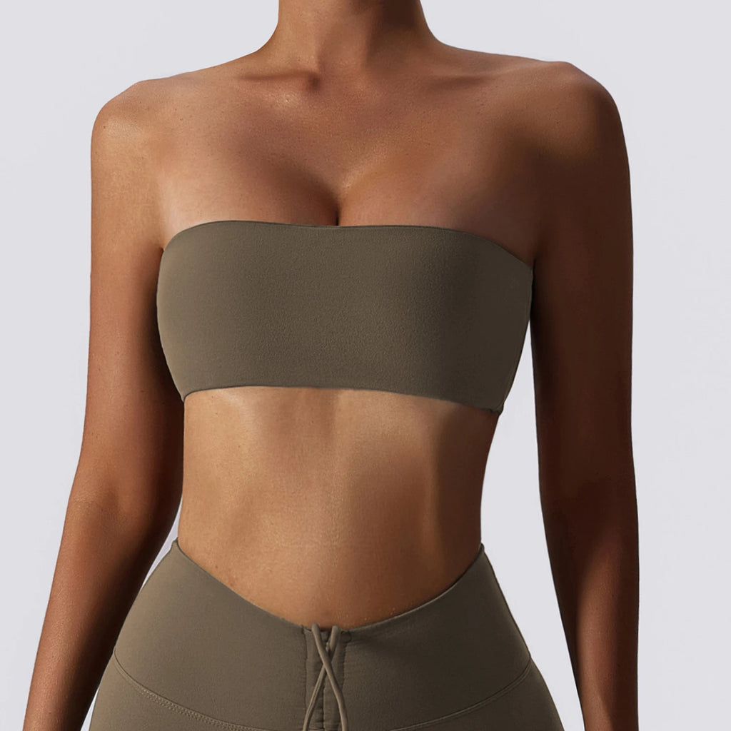 Veyra Active™ Summer Strapless Sports Bra | Anti-Slip Seamless Tube Top & Workout Bra