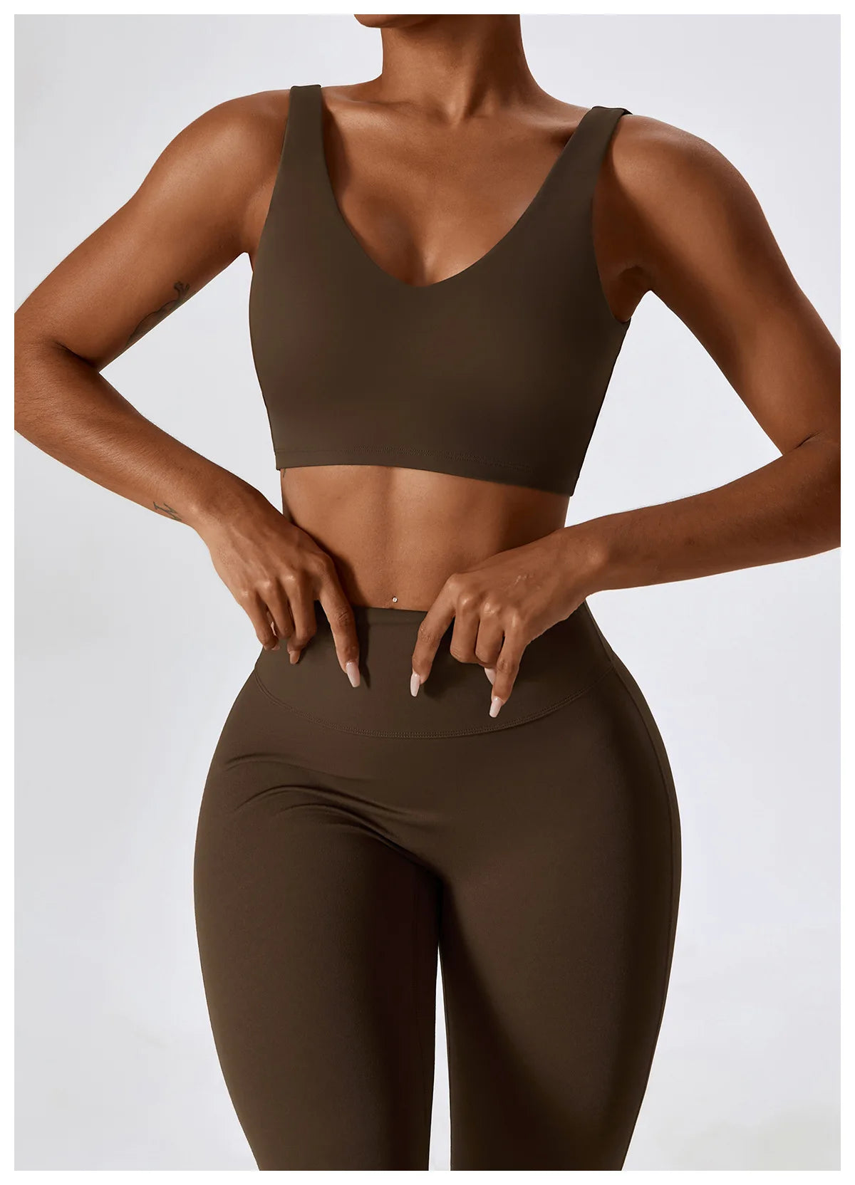 Veyra Active™ SculptFlex 2-Piece Yoga Set | Long Sleeve Crop Top & High-Waist Seamless Leggings