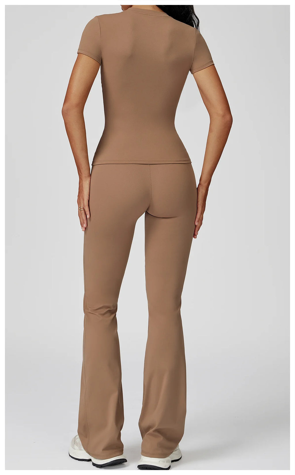 Veyra Active™ Women's SculptFlex 2-Piece Yoga Set | Long Sleeve Top, High-Waist Leggings & Shorts