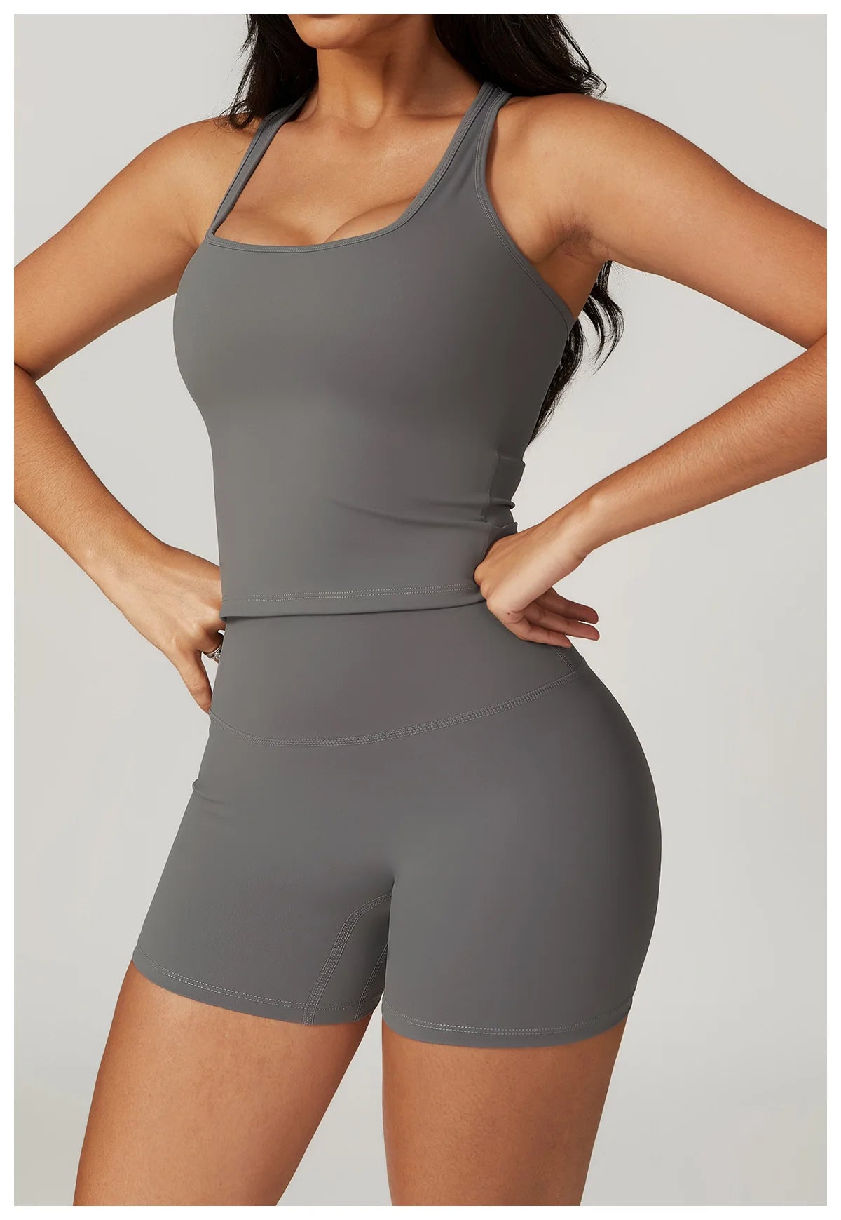 Veyra Active™ Summer Shockproof Yoga Vest | Quick-Dry Seamless Workout Tank Top