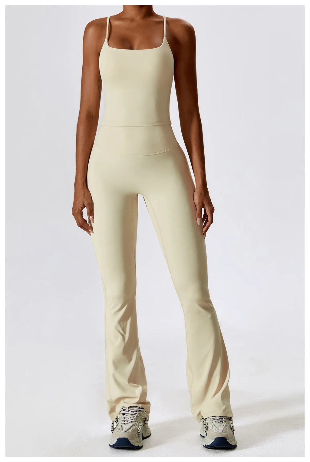 Veyra Active™ SculptFlex 2-Piece Yoga Set | Long Sleeve Crop Top & High-Waist Seamless Leggings