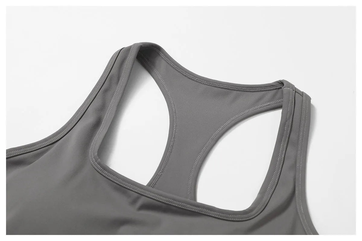 Veyra Active™ Summer Shockproof Yoga Vest | Quick-Dry Seamless Workout Tank Top