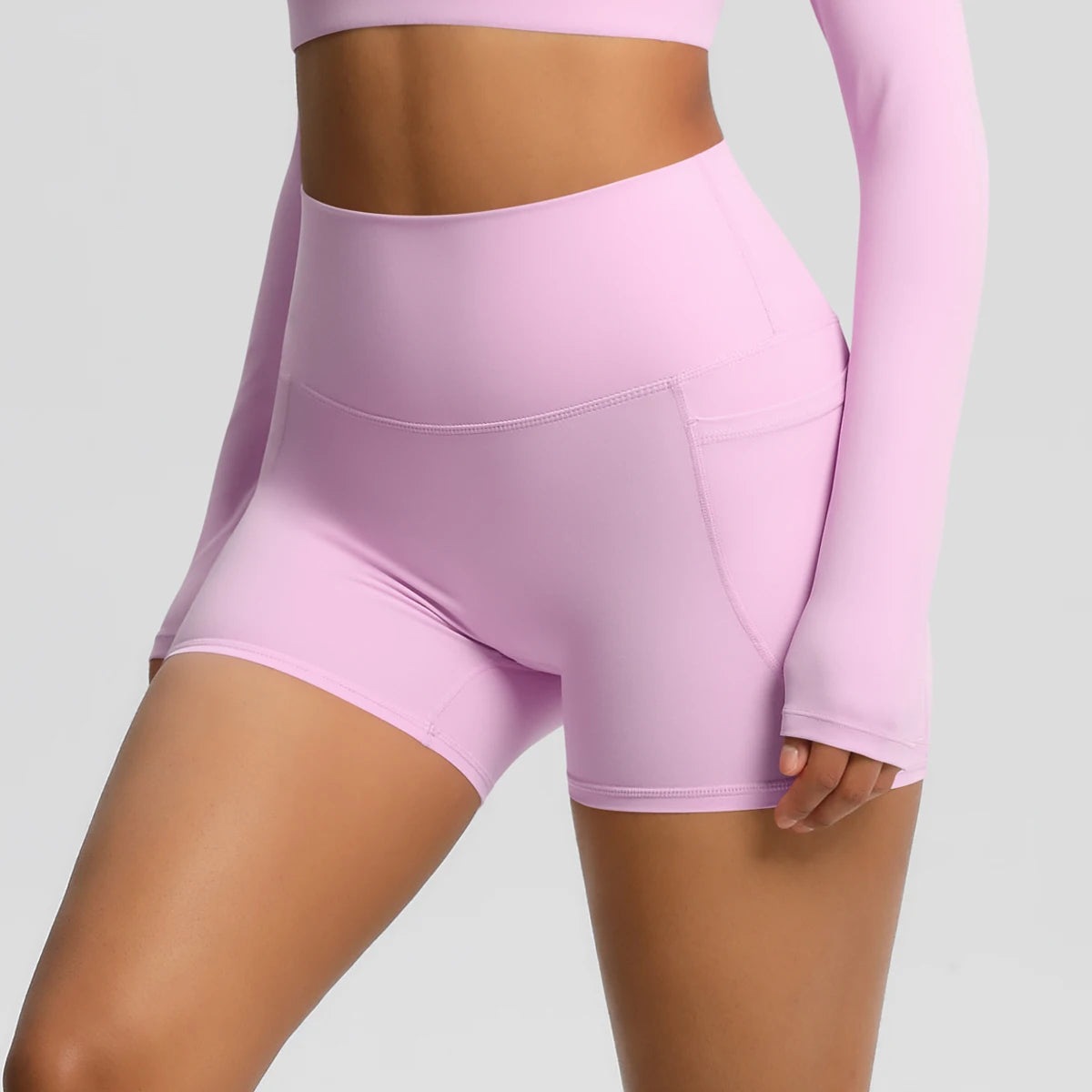 Veyra Active™ Pocketed High-Waisted Yoga Shorts | 100% Squat-Proof Anti-Chafe Biker Shorts