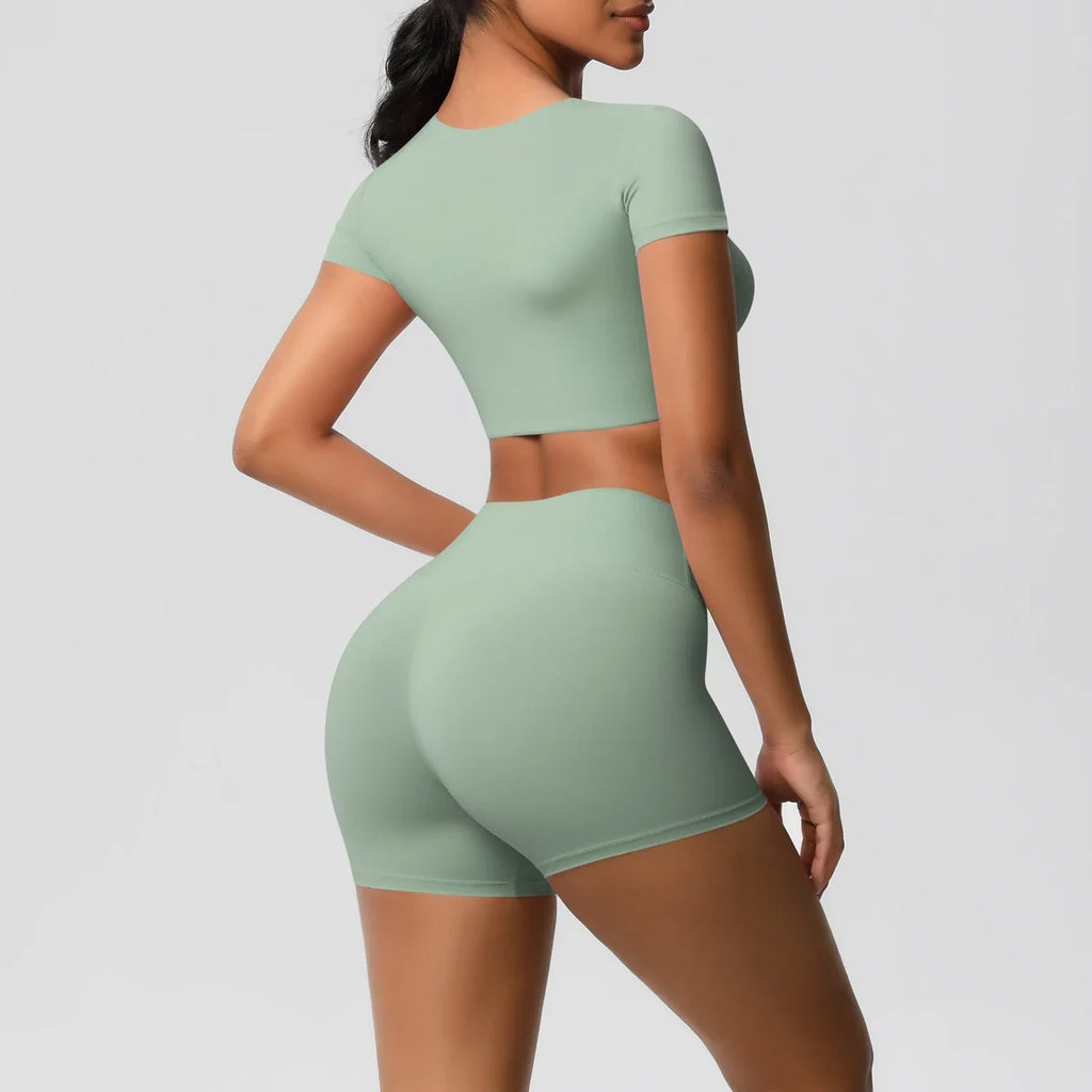 Veyra Active™ Women's SculptFlex 2-Piece Yoga Set | Booty-Shaping Leggings & Sports Tank Top