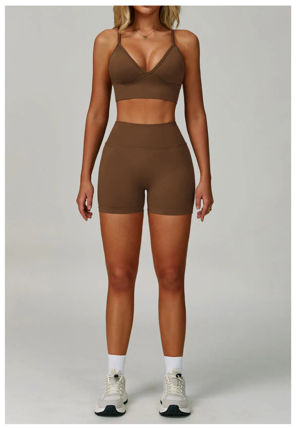Veyra Active™ SculptFlex 3-Piece Yoga Set | Long Sleeve Crop Top, Sports Bra & High-Waist Leggings
