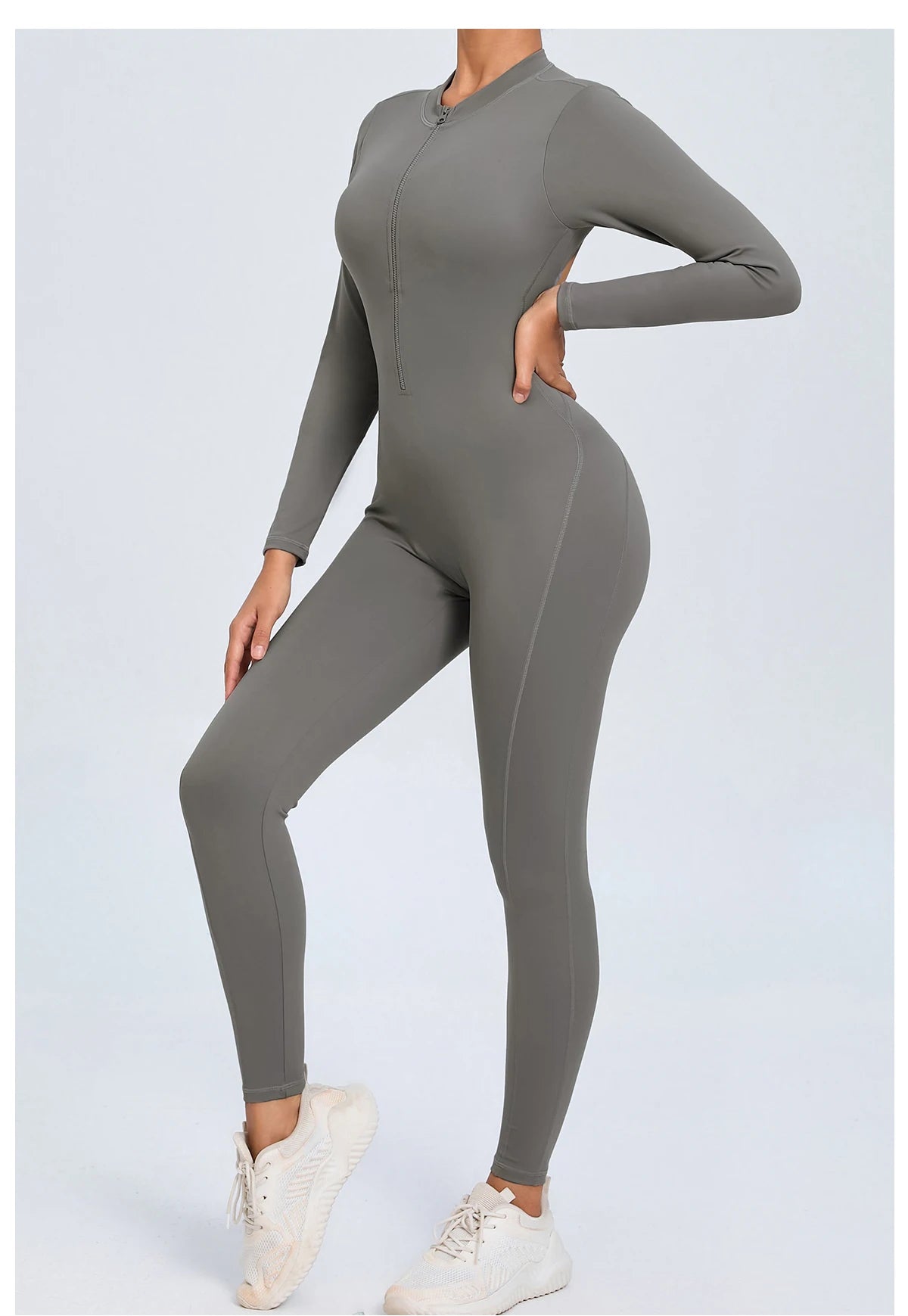 Veyra Luxe™ Zip Sculpt Jumpsuit