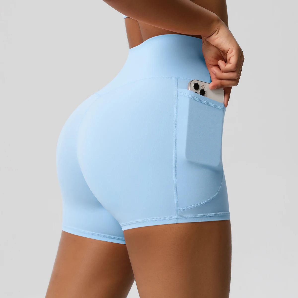 Veyra Active™ Pocketed High-Waisted Yoga Shorts | 100% Squat-Proof Anti-Chafe Biker Shorts